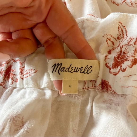 Madewell | Linen Cotton Blend Paradise Paper Bag Shorts Sz: 8 - Picture 5 of 6